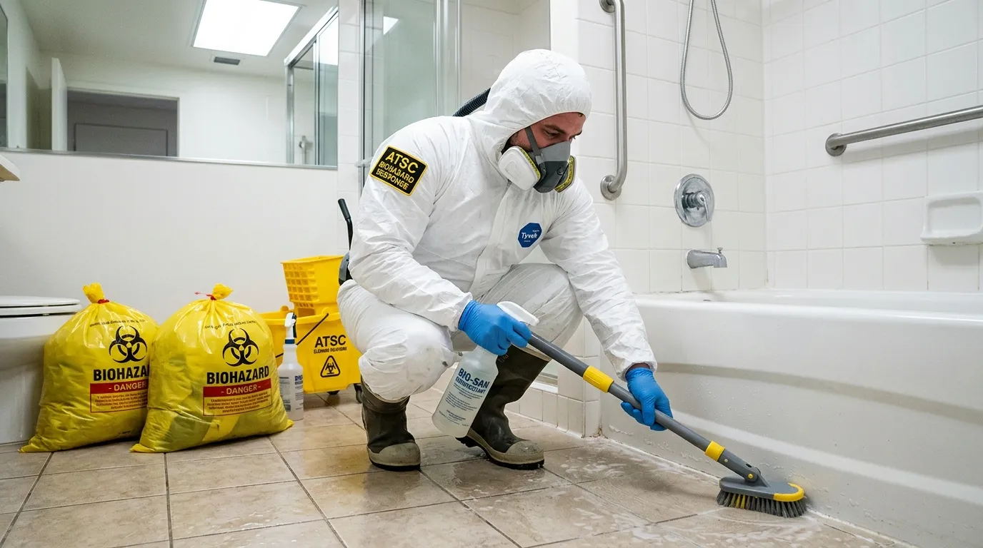Decontamination equipment deployed for Blood Cleanup in Franklin Square